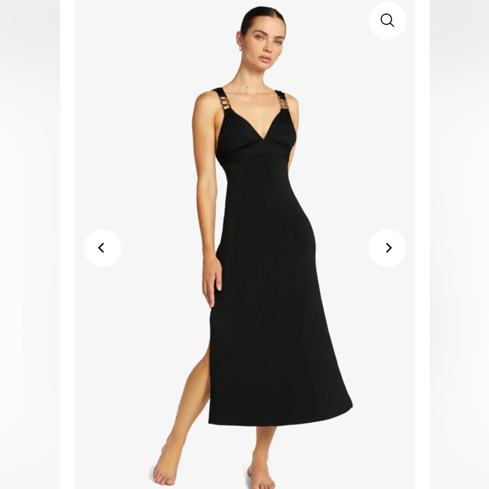 Robin Piccone Jane Chain Cover-Up Midi dress
